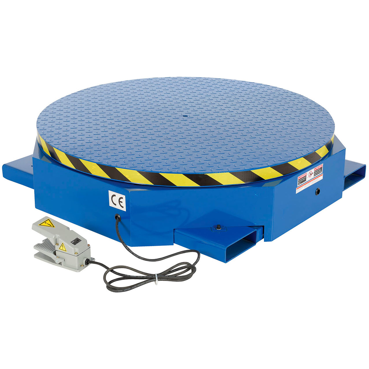 Steel Stand Alone Powered Carousel, 3000 lb. Capacity, 48" Dia.