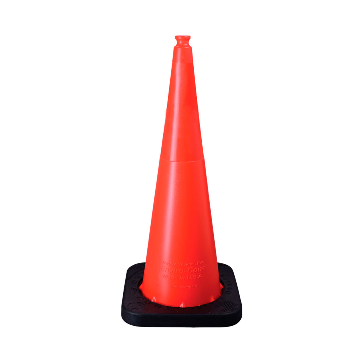 36" Enviro-Cone® with Base, No Reflective Collar, 13 lbs., Orange