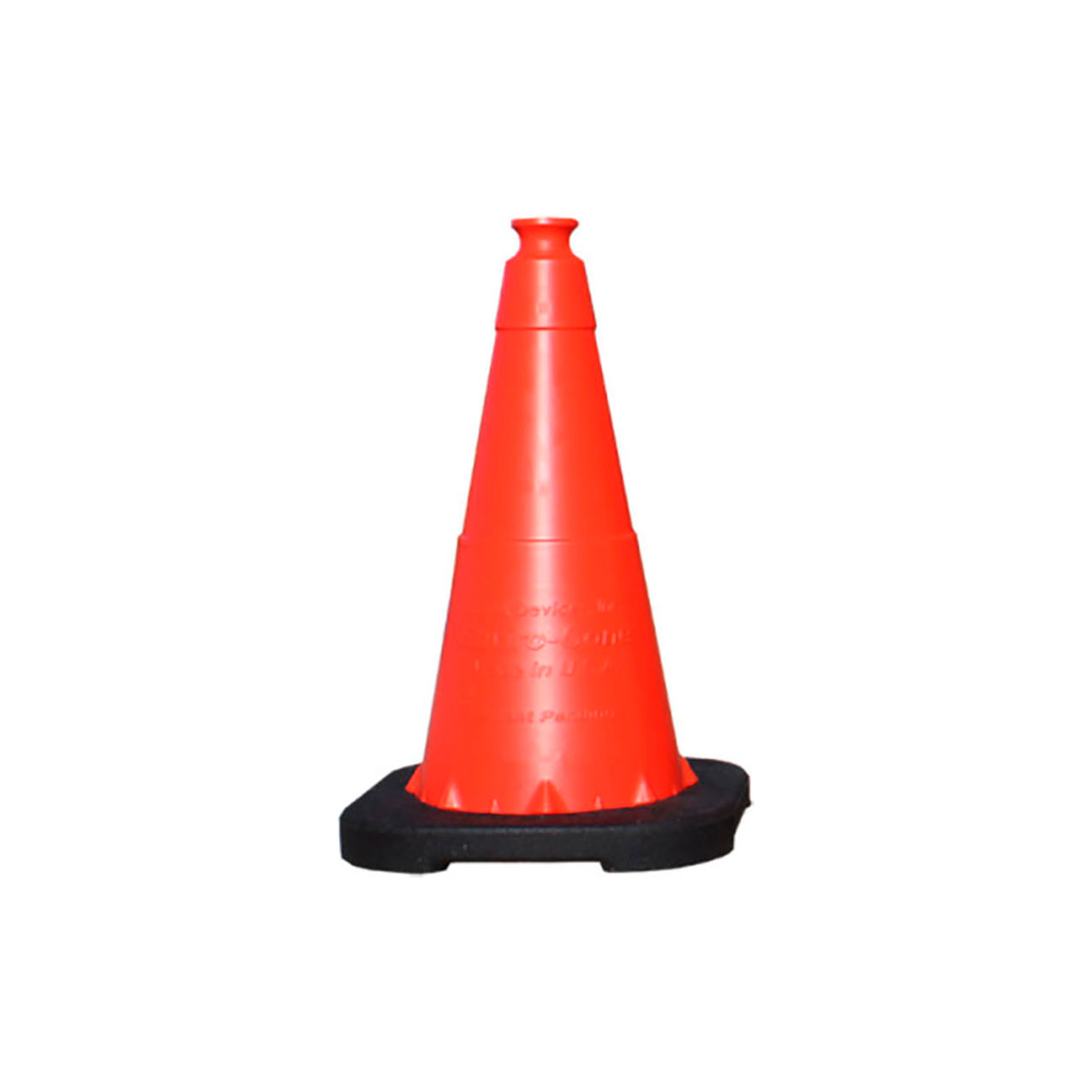 18" Enviro-Cone with Base, No Reflective Collar, 4 lbs., Orange