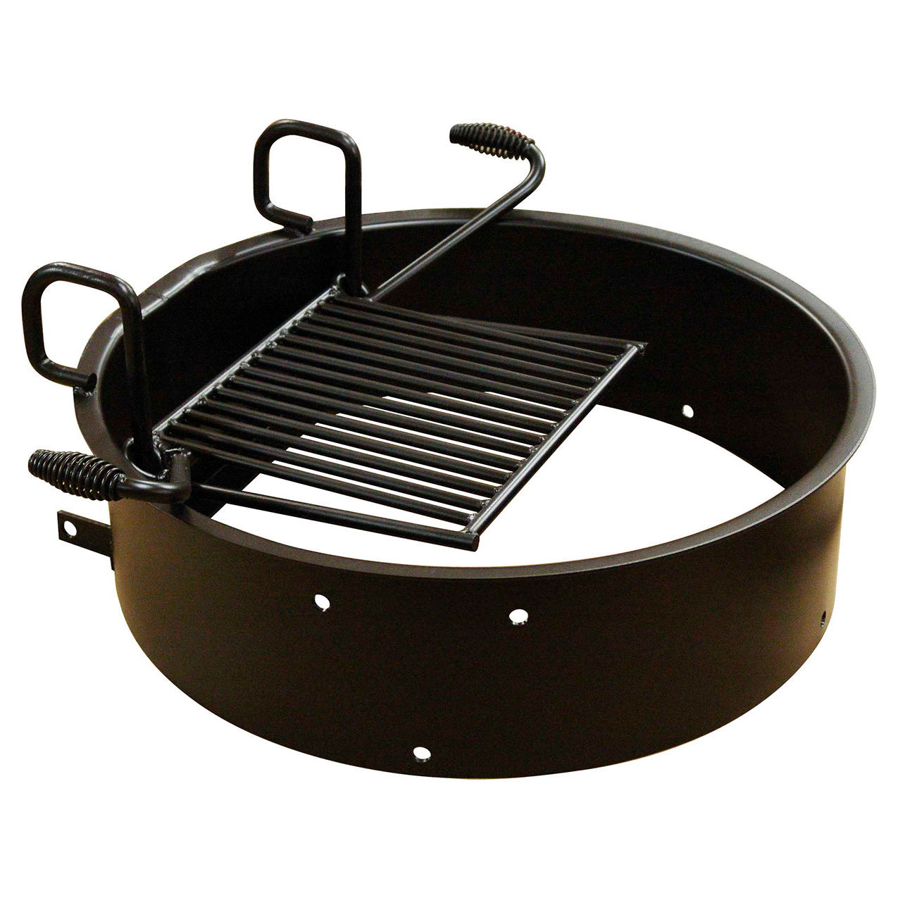 Drop Grate Fire Ring, 30" Dia. x 9"H, Black