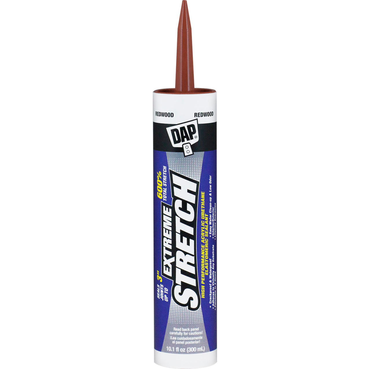 Extreme Stretch Elastomeric Sealant, 10.1 fl. oz., Redwood, Pack of 12