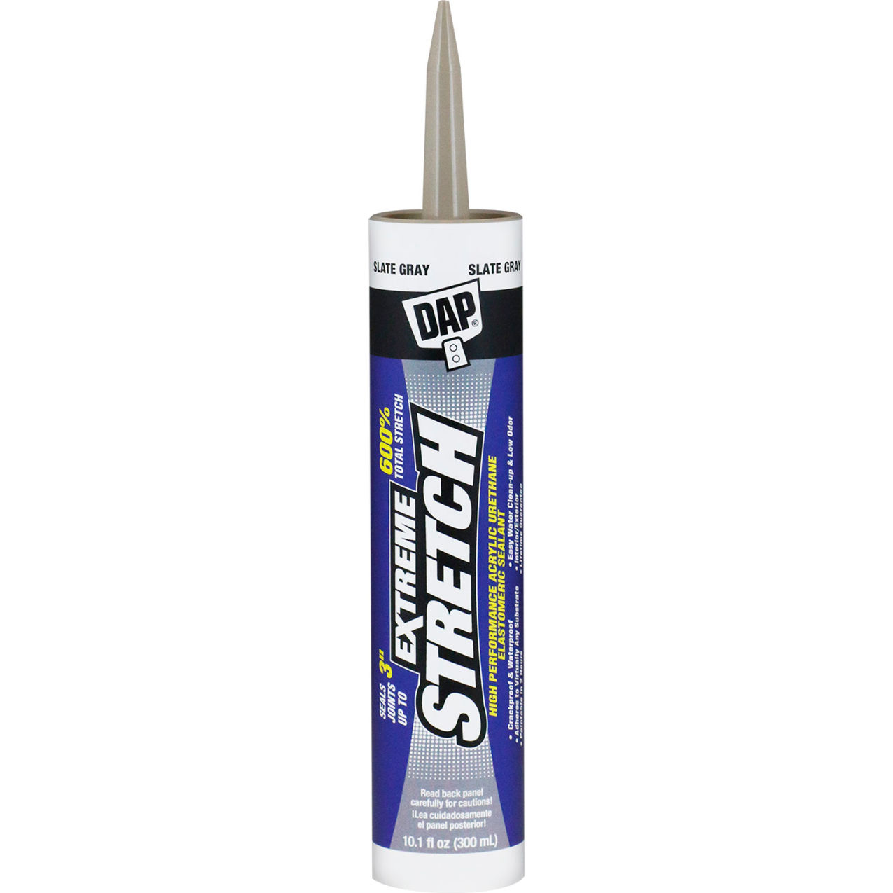 Extreme Stretch Elastomeric Sealant, 10.1 fl. oz., Slate Gray, Pack of 12