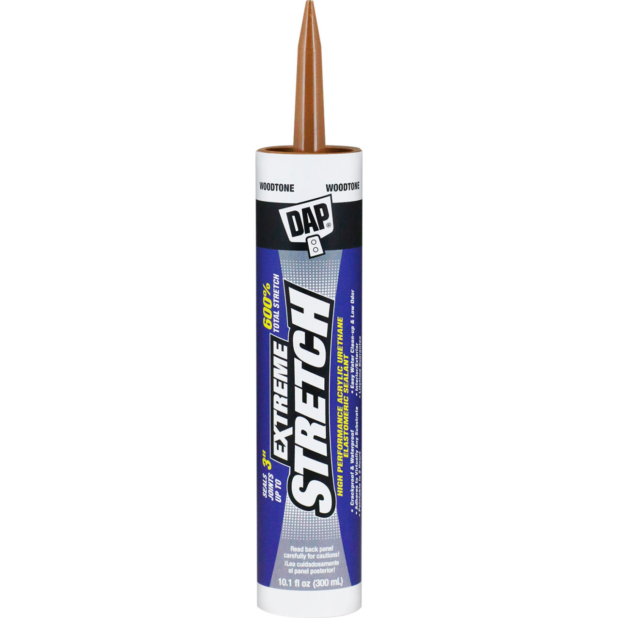 Extreme Stretch Elastomeric Sealant, 10.1 fl. oz., Woodtone, Pack of 12