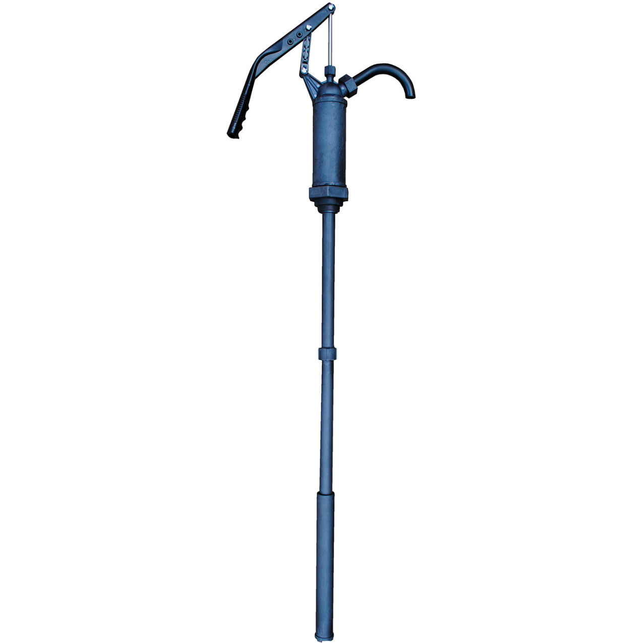 Polyphenylene Sulfide Lever Action Drum Pump, 316 Stainless Steel Rod, 2" Bung