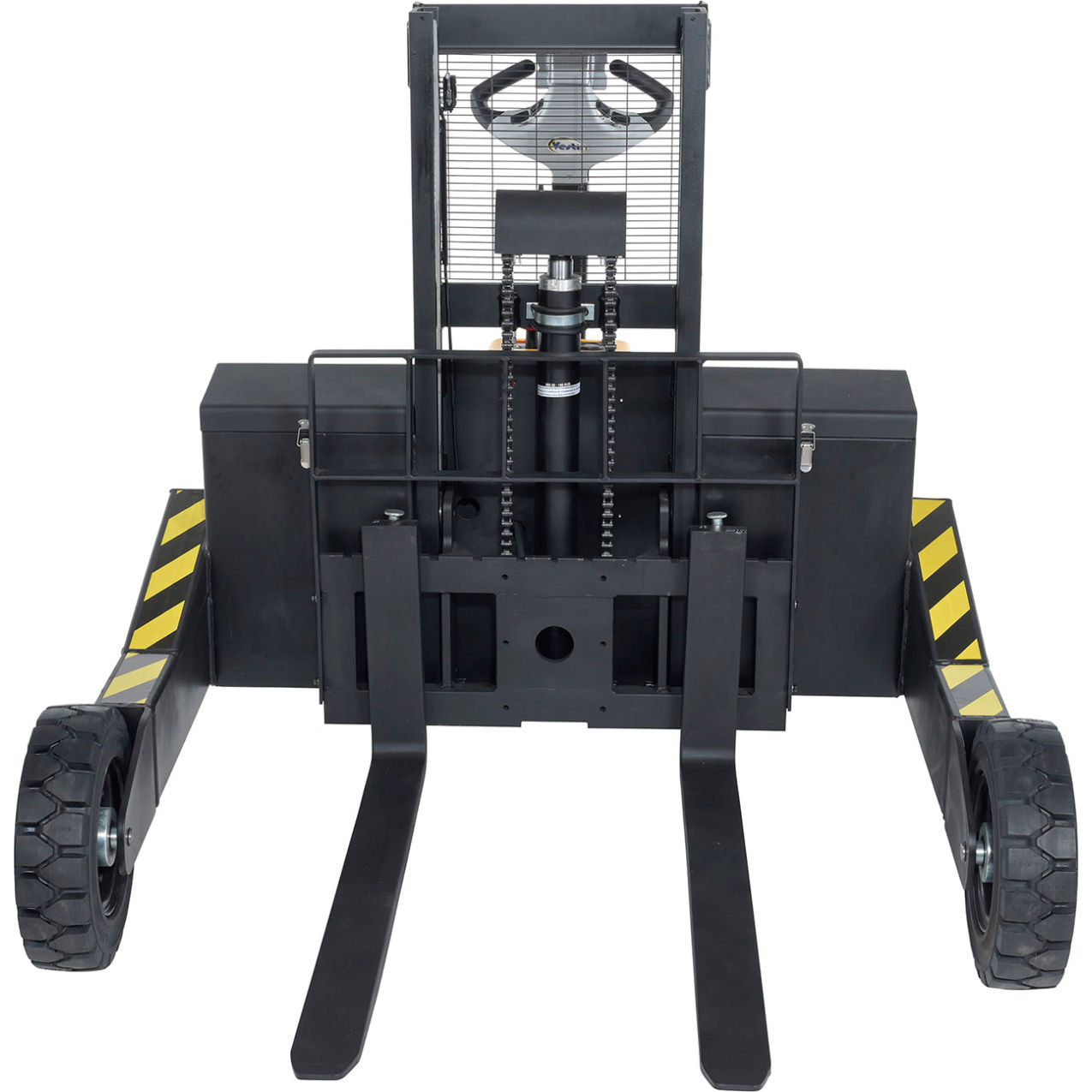Steel Rough Terrain Stacker, 35" Lift, 3000 lb Capacity