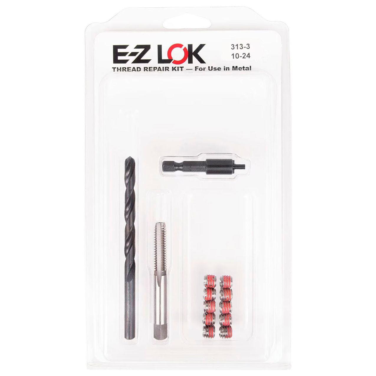 Thread Repair Kit For Metal, Thin Wall, Stainless Steel, 10-24 x 5/16-24