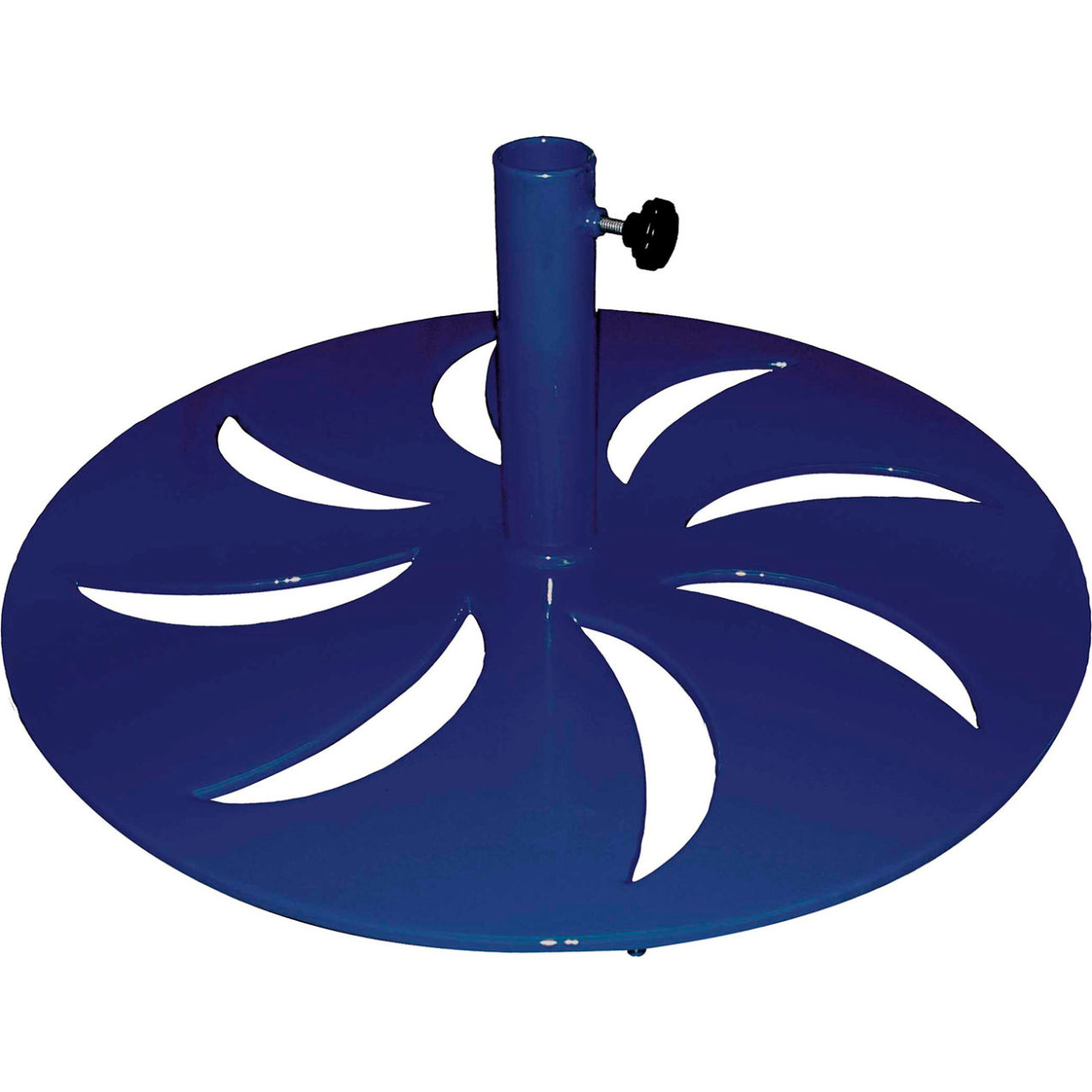 Round Freestanding Umbrella Base, 25 lb., Navy