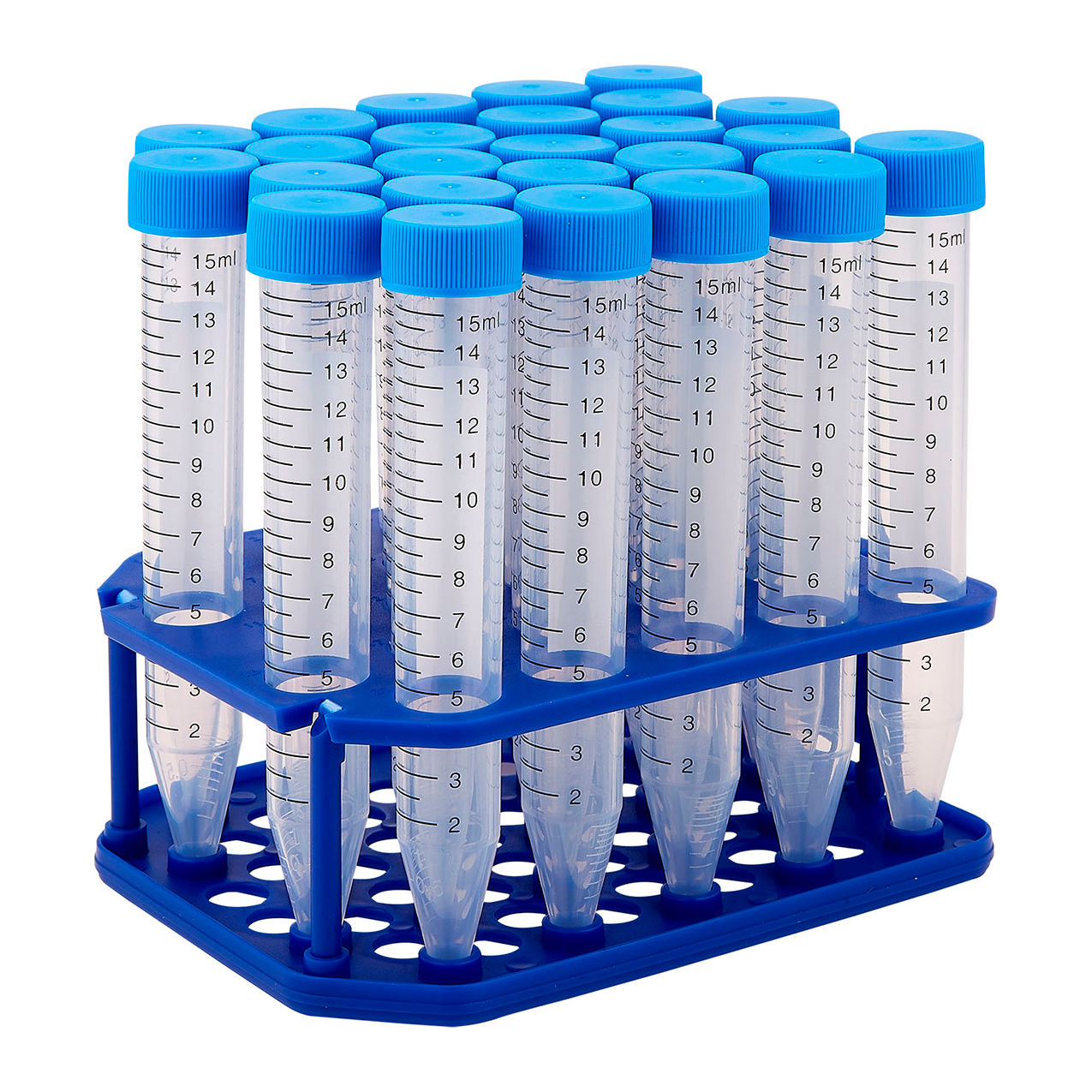 Bio Conical Centrifuge Tube w/ Flat Screw Cap, Sterile, 15mL, 500/Case
