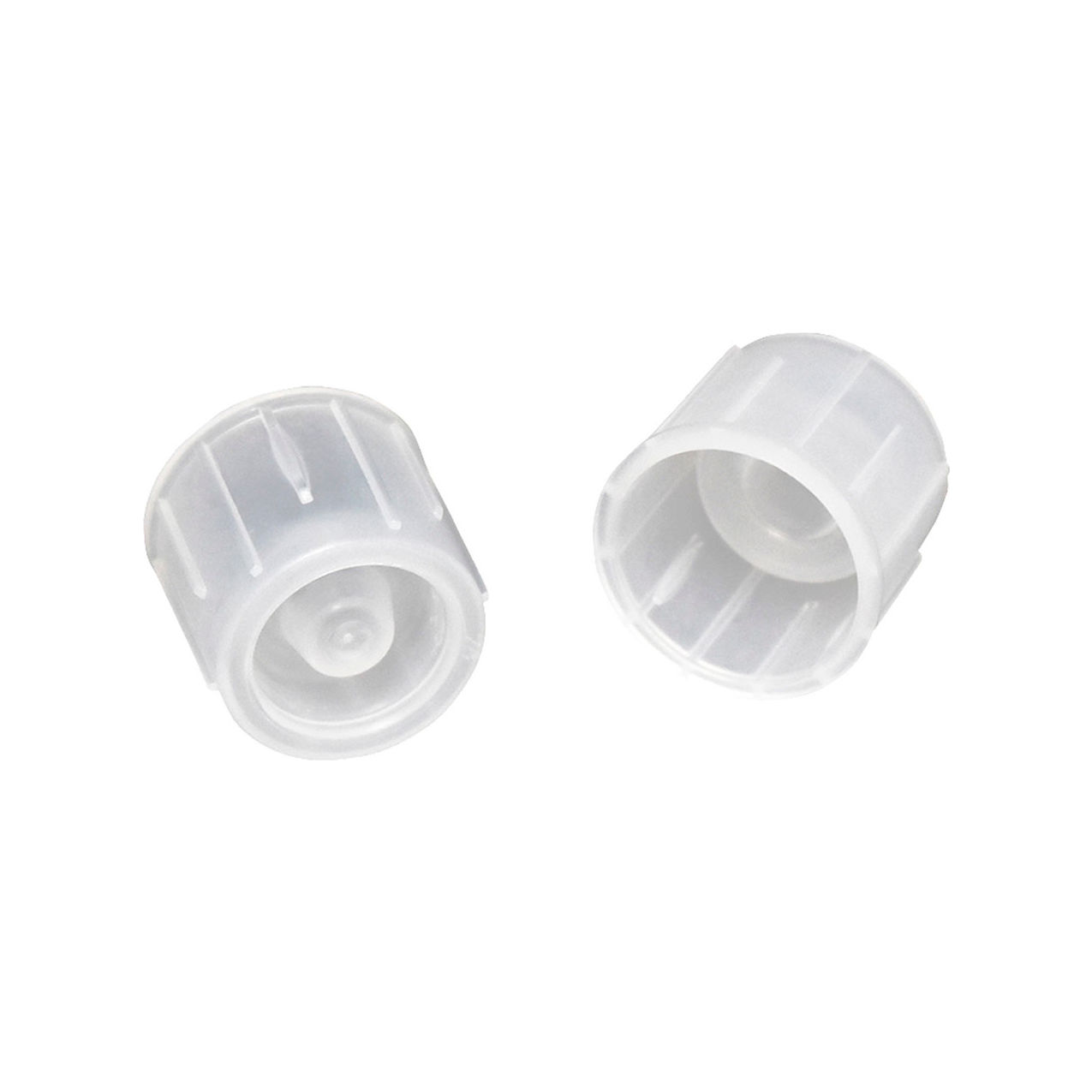Bio Cap for 17 x 100mm Tubes, Two-Position, HDPE, Natural, 125/Bag, 1000/Case