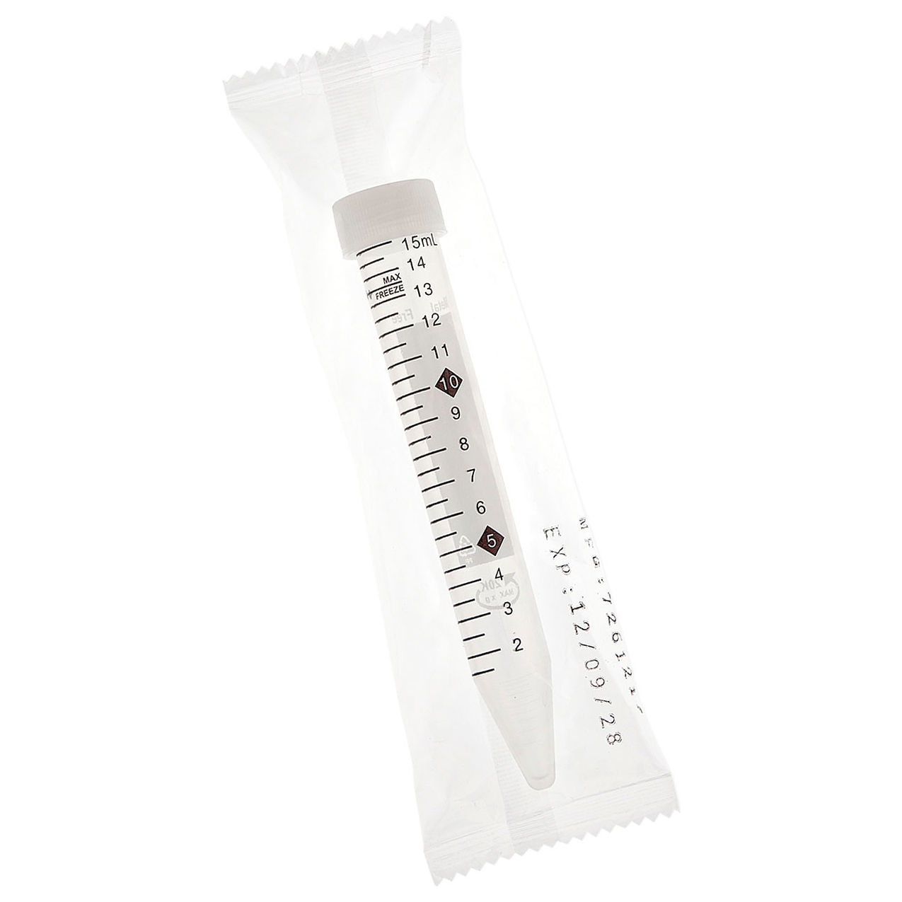 Bio TotalPure Centrifuge Tubes w/ Hi-Viz Graduations, Sterile, 15mL, 250/case