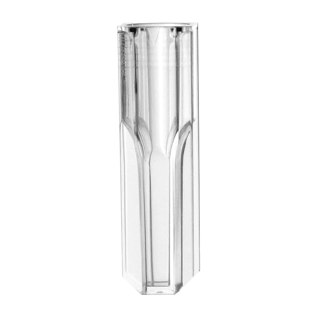 Bio Spectrophotometer Cuvette, 1.5mL Semi-Micro, Round Opening, 340-800nm, Pack of 1000
