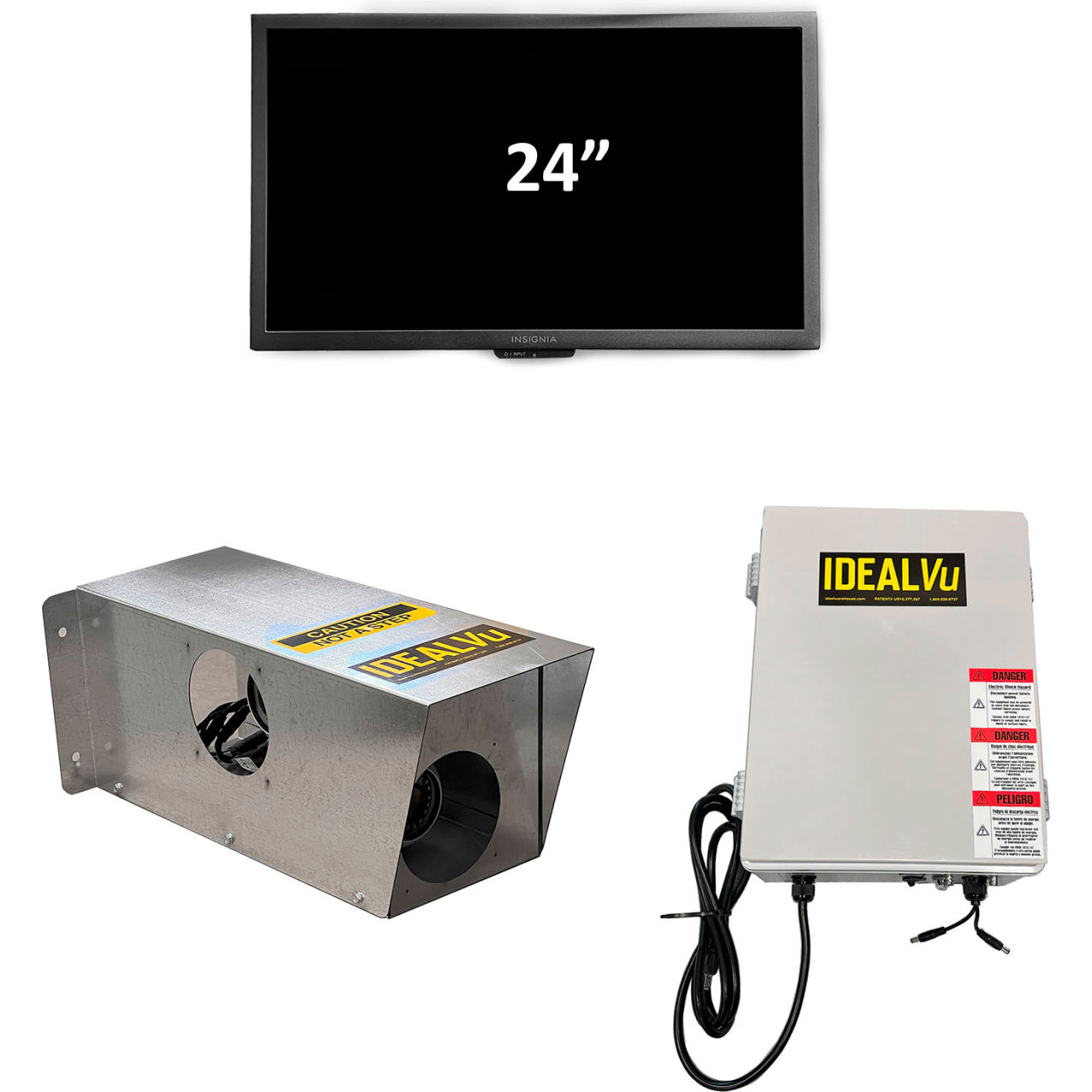 24" Monitor, Dual Camera, No DVR