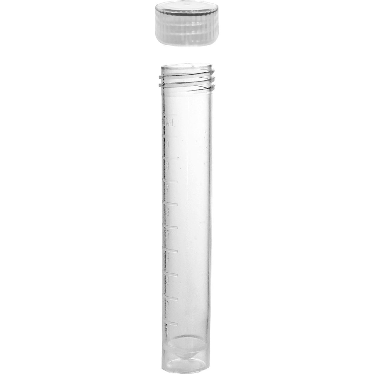 Bio Transport Tube with Separate O-ring Screw-Cap, Non-Sterile, 10ml, 1000/Case