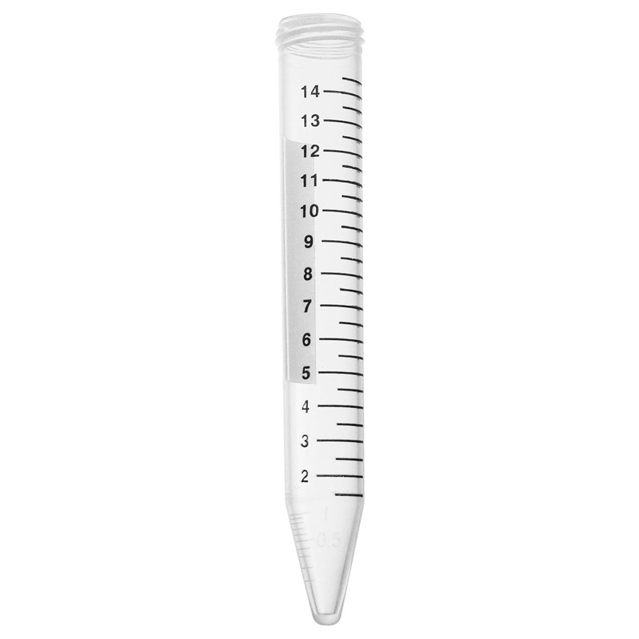 Bio Conical Centrifuge Tube w/ Flat Screw Cap, Non-Sterile, 15mL, 500/Case