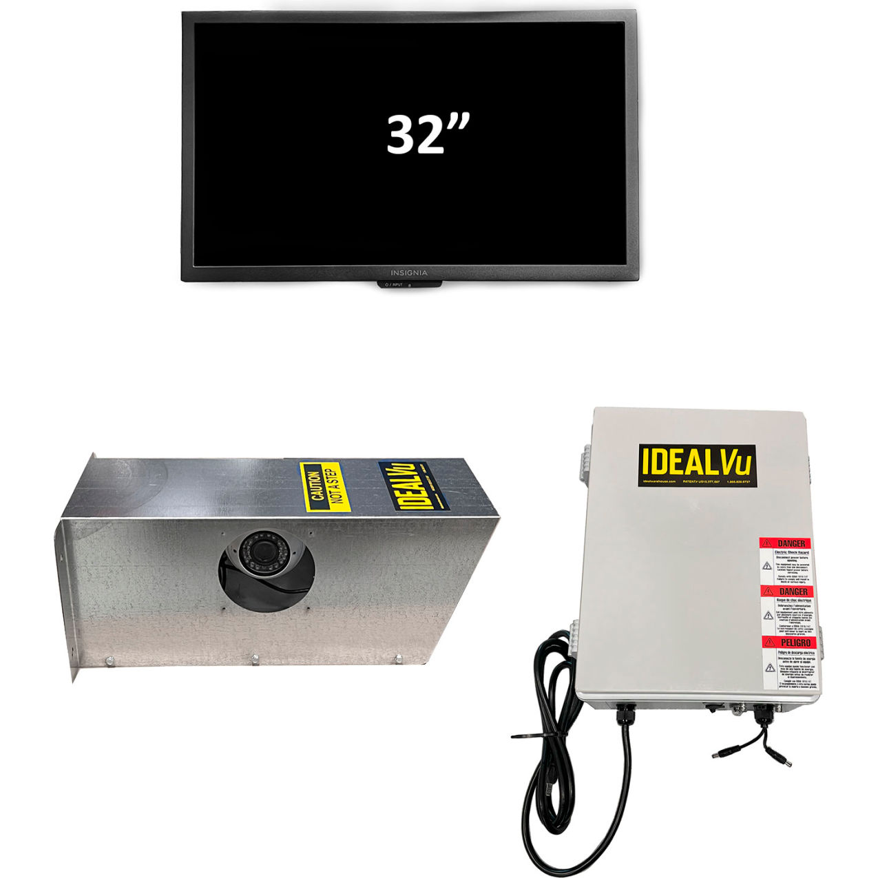 32" Monitor, Single Camera Side Facing, No DVR
