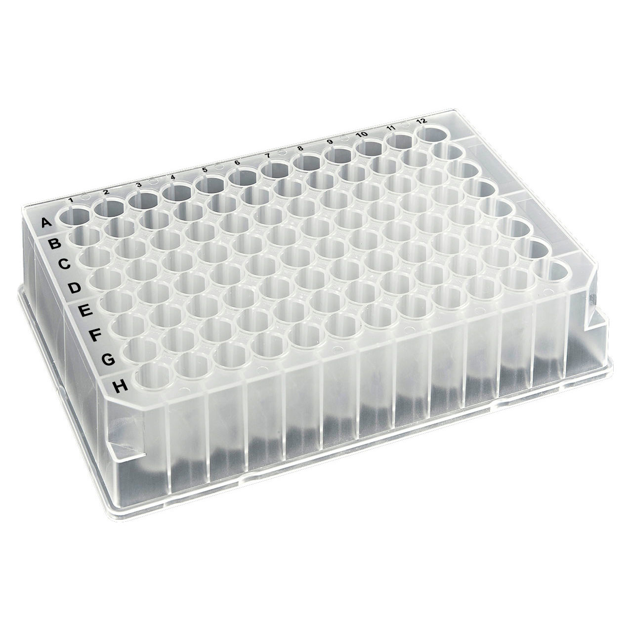Bio OptiWell Deep Well Plate, 96 Round Well, 1.1mL, V-Bottom, PP, Sterile, 50/Pack