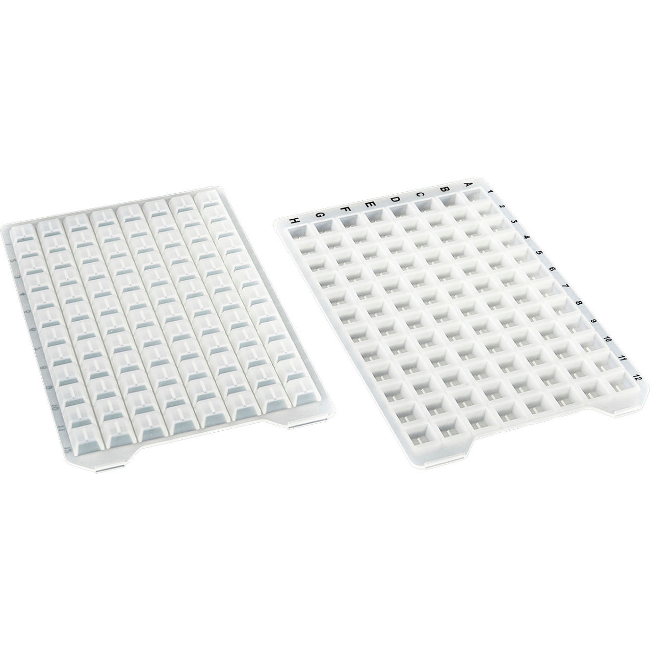 Bio OptiWell Sealing Mat, 96 Square Well, "-" Opening, 8.4mm Dia., Printed, 50/Pack