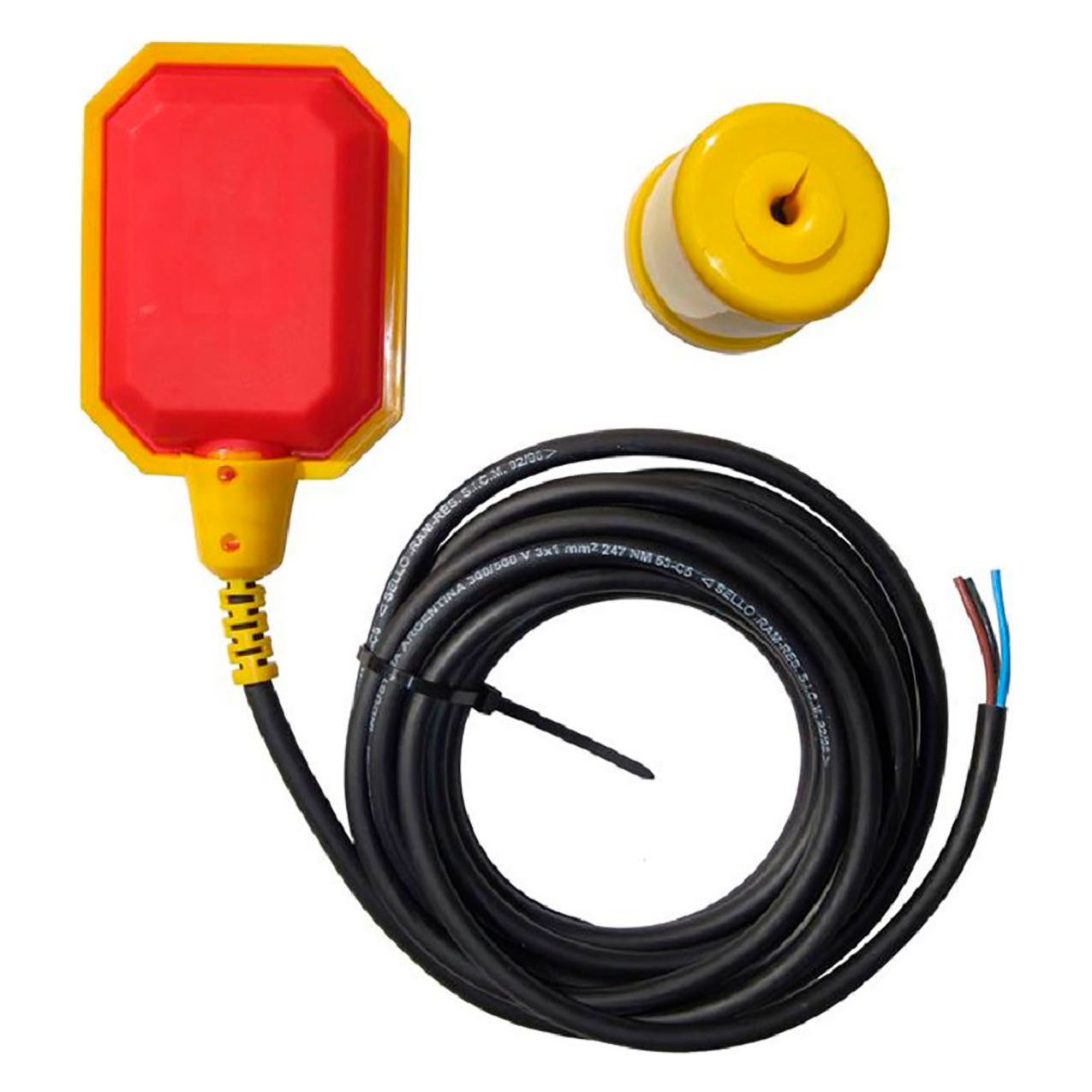 Sump Alarm Float Switch, Wire Lead, 16'