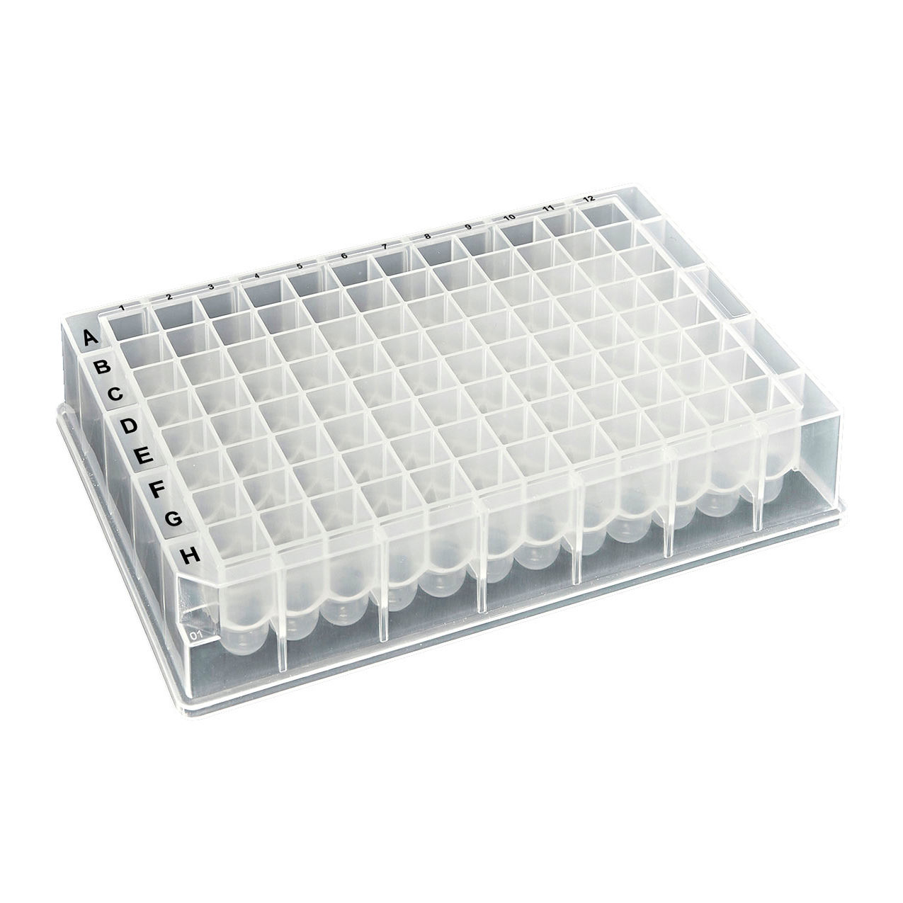 Bio OptiWell Deep Well Plate, 96 Square Well, 1.0mL, U-Bottom, PP, Sterile, 100/Pack