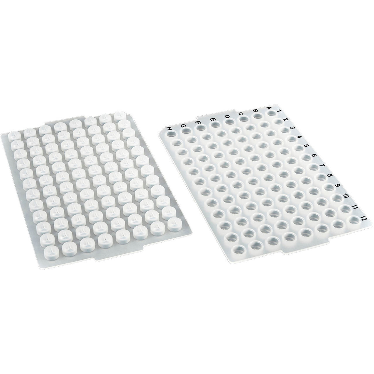 Bio OptiWell Sealing Mat, 96 Round Well, Sterile, "-" Opening, 7.3mm Dia., 50/Pack