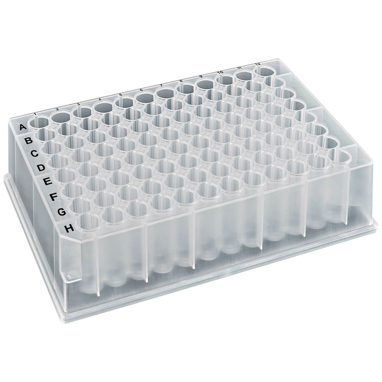 Bio OptiWell Deep Well Plate, 96 Round Well, 1.2mL, U-Bottom, PP, Sterile, Pack of 50
