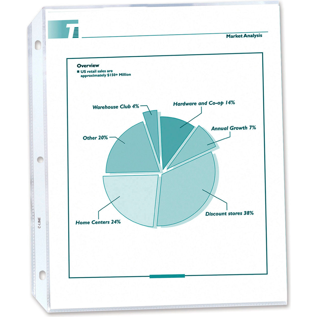Economy Weight Top Loading Sheet Protectors, Clear, 11" x 8-1/2", 200/Pack