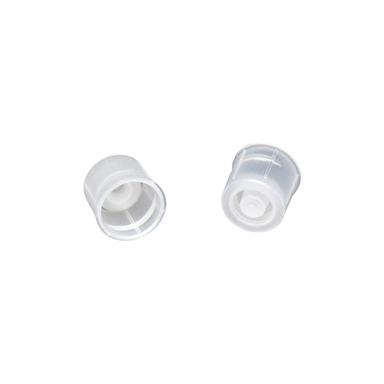 Bio Cap for 12 x 75mm Tubes, Two-Position, HDPE, Natural, 125/Bag, 1000/Case