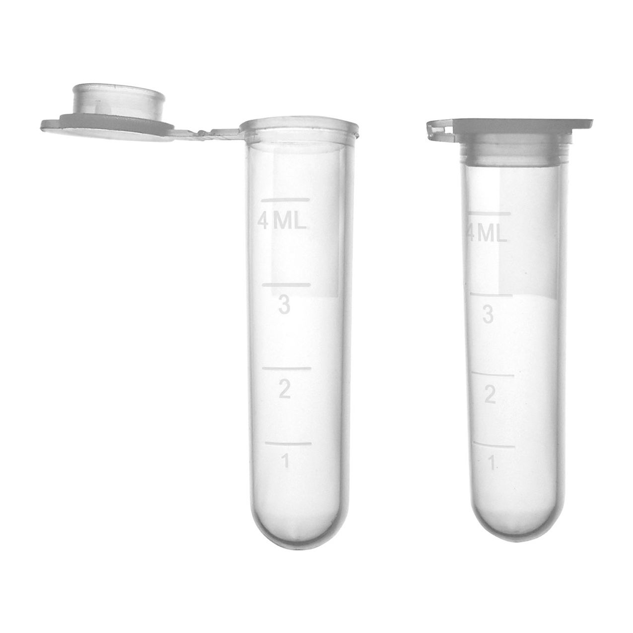 Bio Centrifuge Round Bottom Tube with Attached Snap Cap, Sterile, 5mL, 1000/Case
