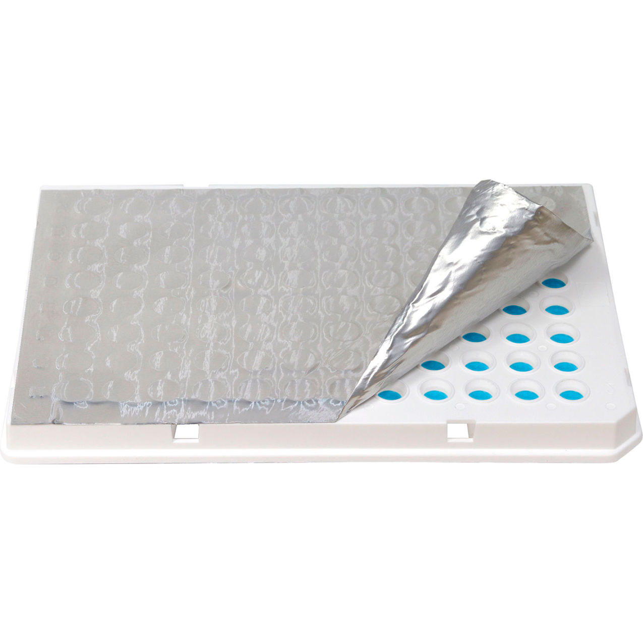 Bio PCR Sealing Film, Aluminum Foil, Adhesive, Pierceable, Sterile, Pack of 100