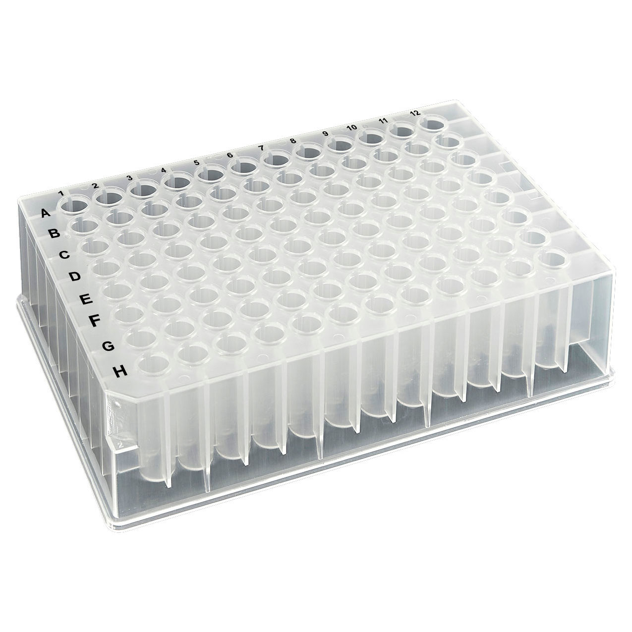Bio OptiWell Deep Well Plate, 96 Round Well, 1.0mL, V-Bottom, PP, Sterile, 50/Pack