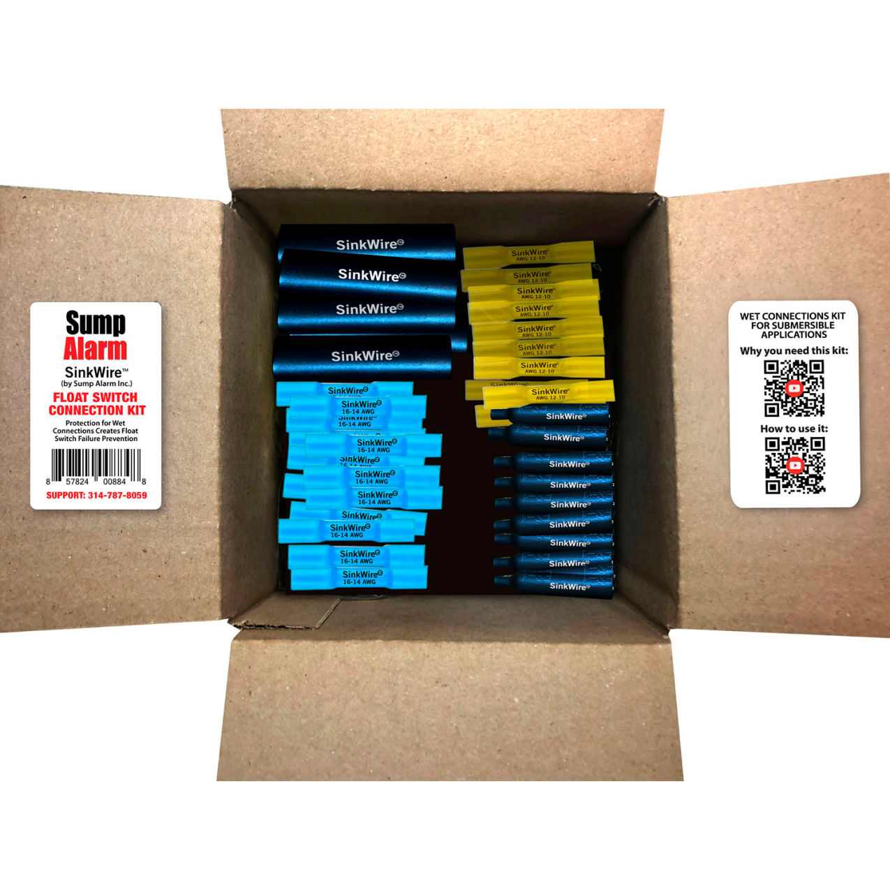 Sump Alarm Float Switch Connection Kit, Pack of 10