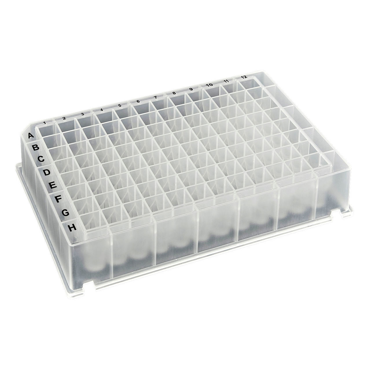 Bio OptiWell Deep Well Plate, 96 Square Well, 1.0mL, V-Bottom, PP, Sterile, 100/Pack