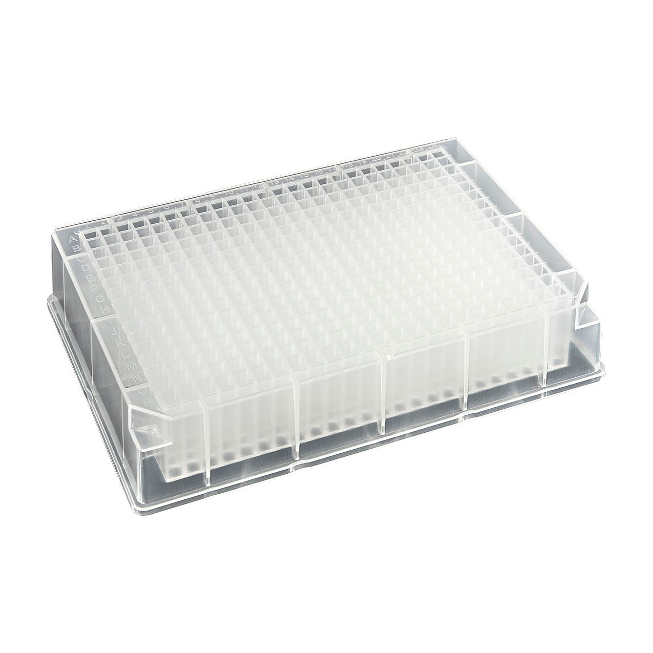 Bio OptiWell Deep Well Plate, 384 Square Well, 240L, V-Bottom, PP, Sterile, 50/Pack