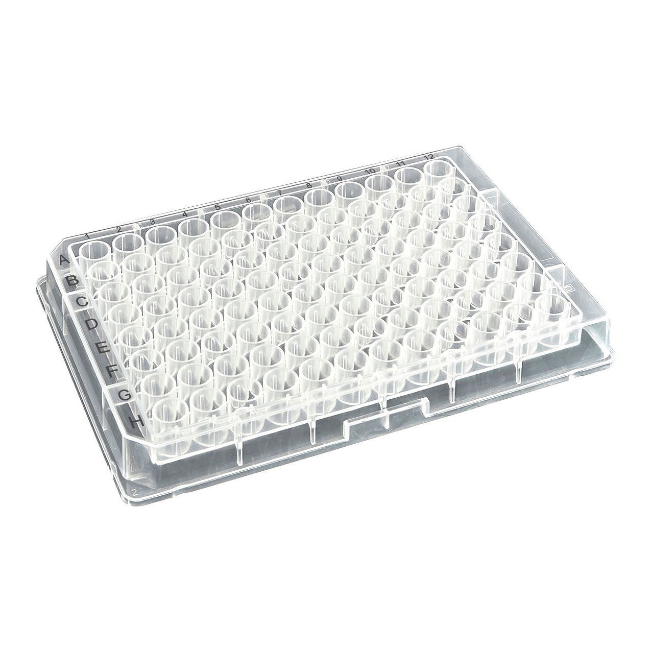 Bio OptiWell Deep Well Plate, 96 Round Well, 0.36mL, V-Bottom, PP, Pack of 100