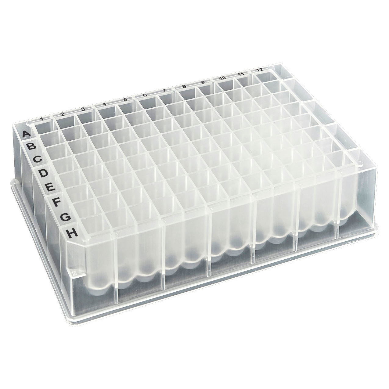 Bio OptiWell Deep Well Plate, 96 Square Well, 1.6mL, U-Bottom, PP, Sterile, 50/Pack