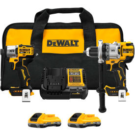 20V MAX XR 2-Tool Combo Kit, 4Ah XR Powerpack Batteries, Hammer Drill/Impact Driver