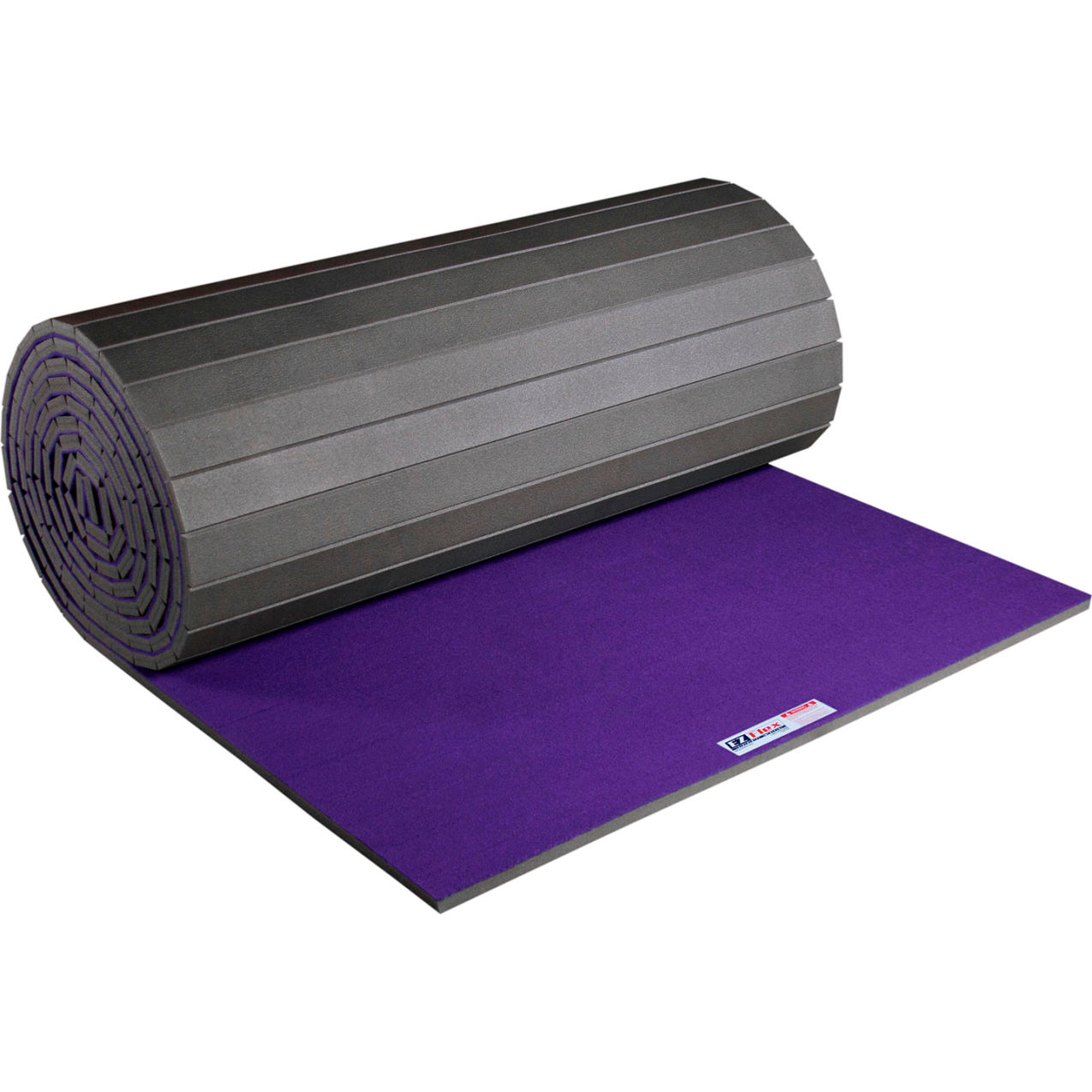 Sport Mats, Antimicrobial Fitness Mat, 1-3/8" Thick, 6' x 42', Purple