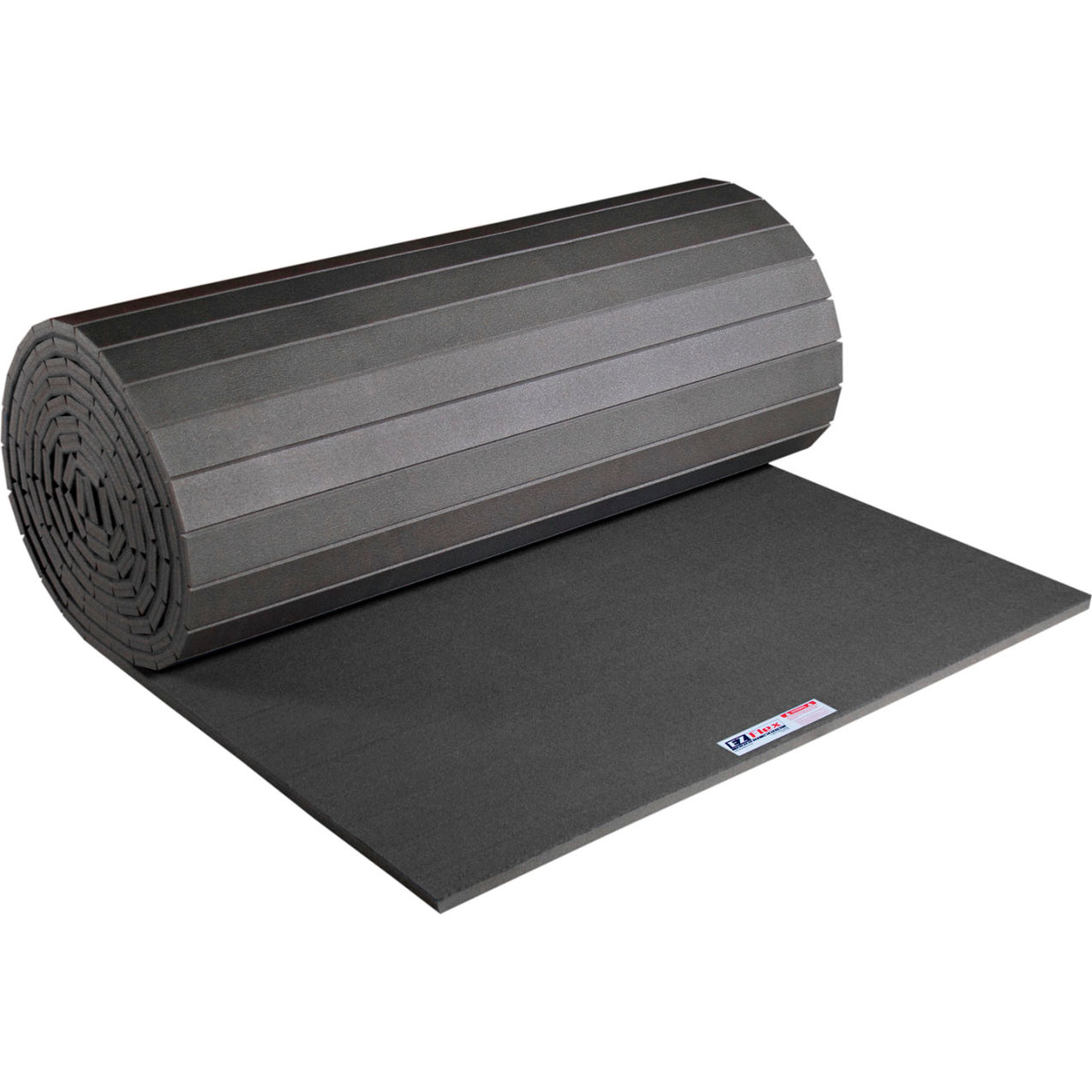 Sport Mats, Antimicrobial Fitness Mat, 1-3/8" Thick, 6' x 42', Dark Gray