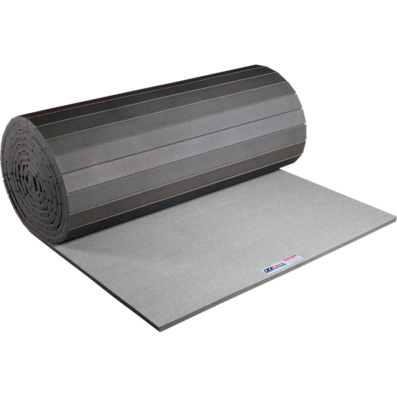Sport Mats, Antimicrobial Fitness Mat, 1-3/8" Thick, 6' x 42', Light Gray