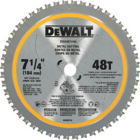 Metal Cutting Circular Saw Blade, 7-1/4" Dia., 48 TPI