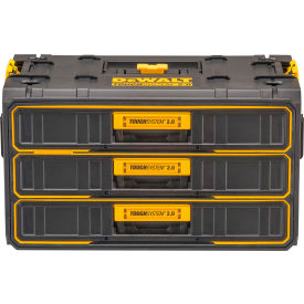 ToughSystem 2.0 Three-Drawer Unit, 12-3/8"W x 21-5/16"D x 12-11/16"H