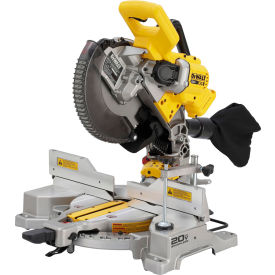 20V MAX XR Double Bevel Fixed Miter Saw, 10" Blade Diameter, Yellow