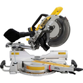 20V MAX XR Double Bevel Sliding Miter Saw Kit, 12" Blade Dia., Yellow