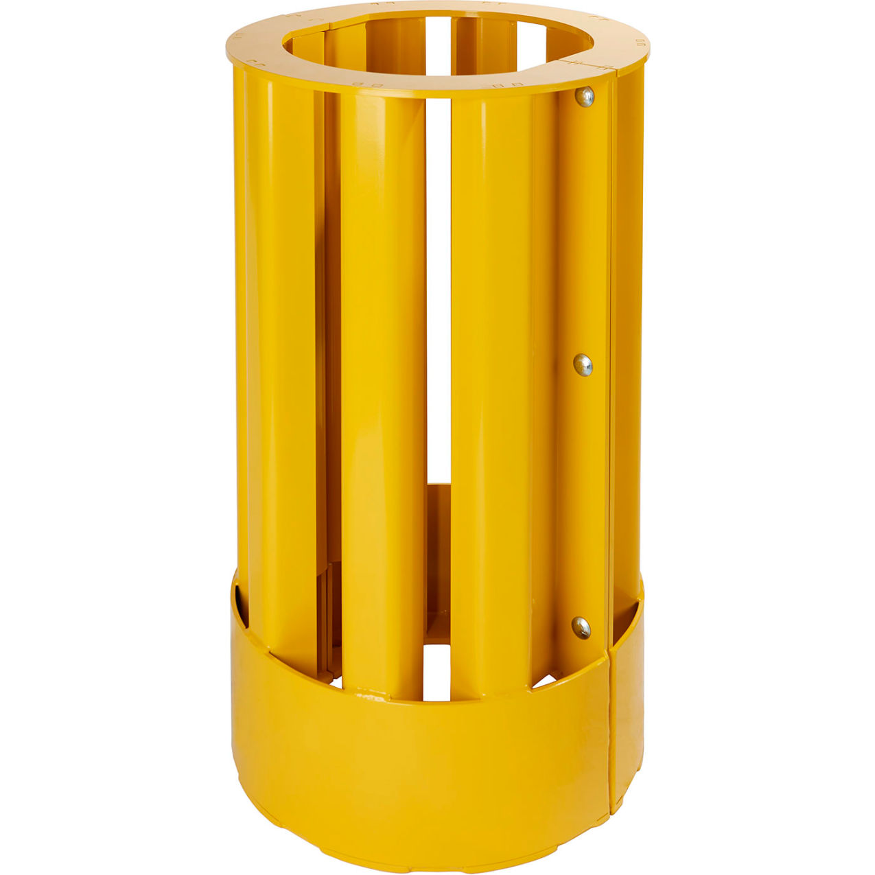 Heavy Duty Column Guard For 10" Square Columns, 21" Dia. x 36"H, Yellow