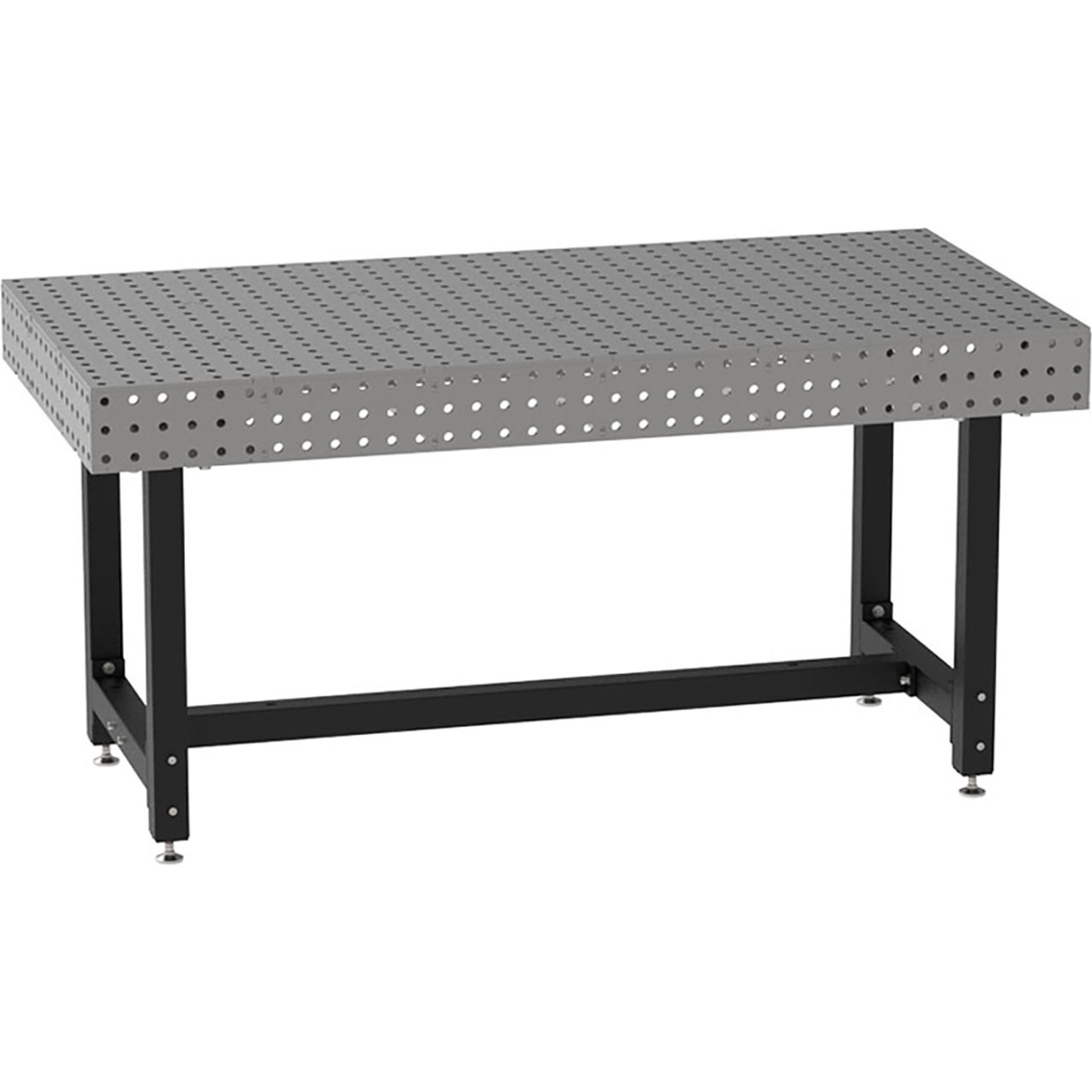 Welding Table, Stationary, 72"W x 36"D x 36"H, Silver