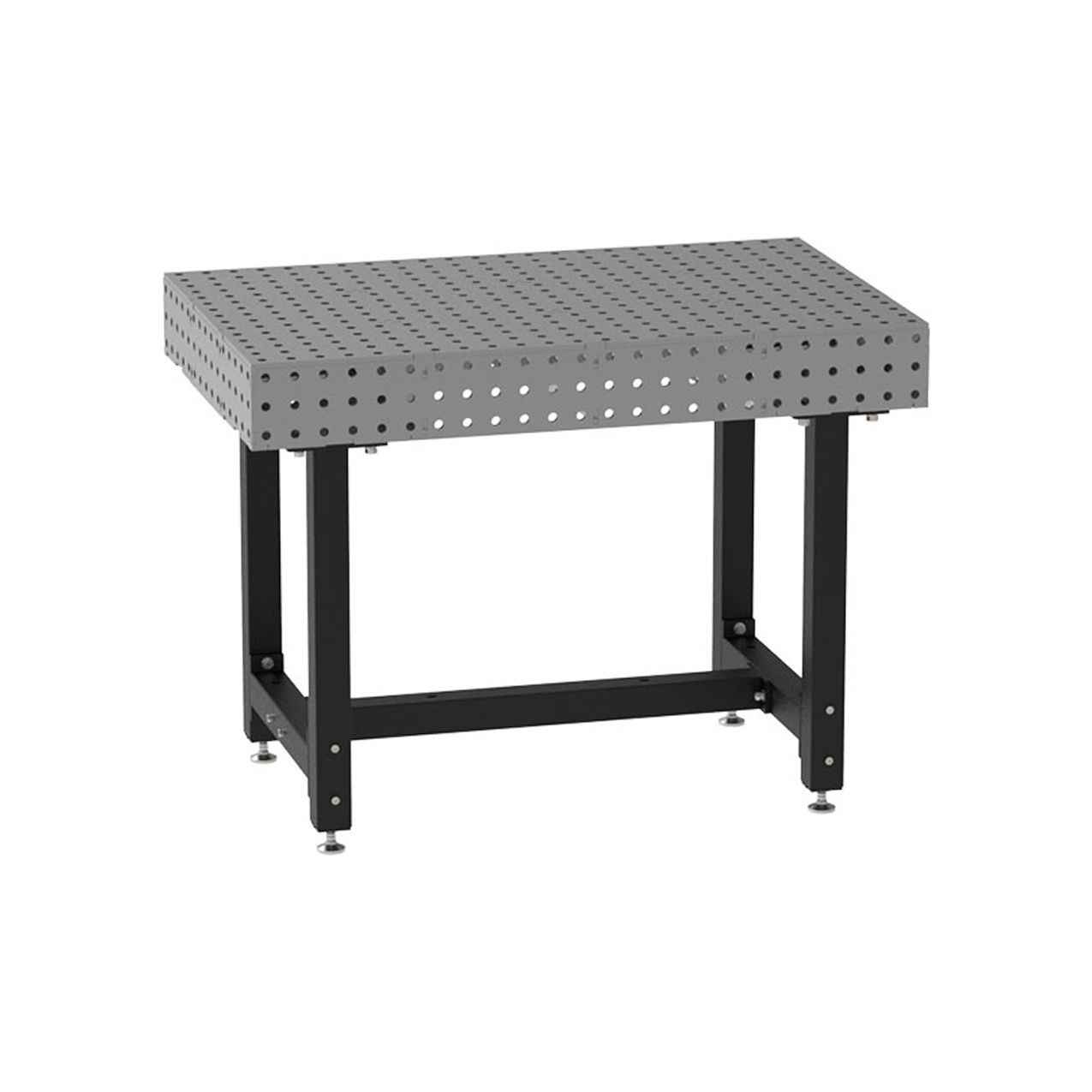 Welding Table, Stationary, 48"W x 30"D x 36"H, Silver