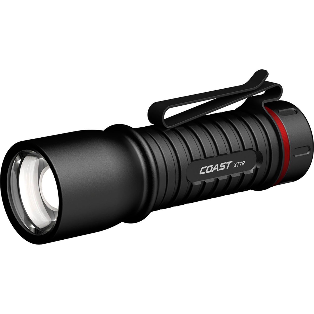XT7R Flashlight, 640 Max Lumens, Aluminum, Black