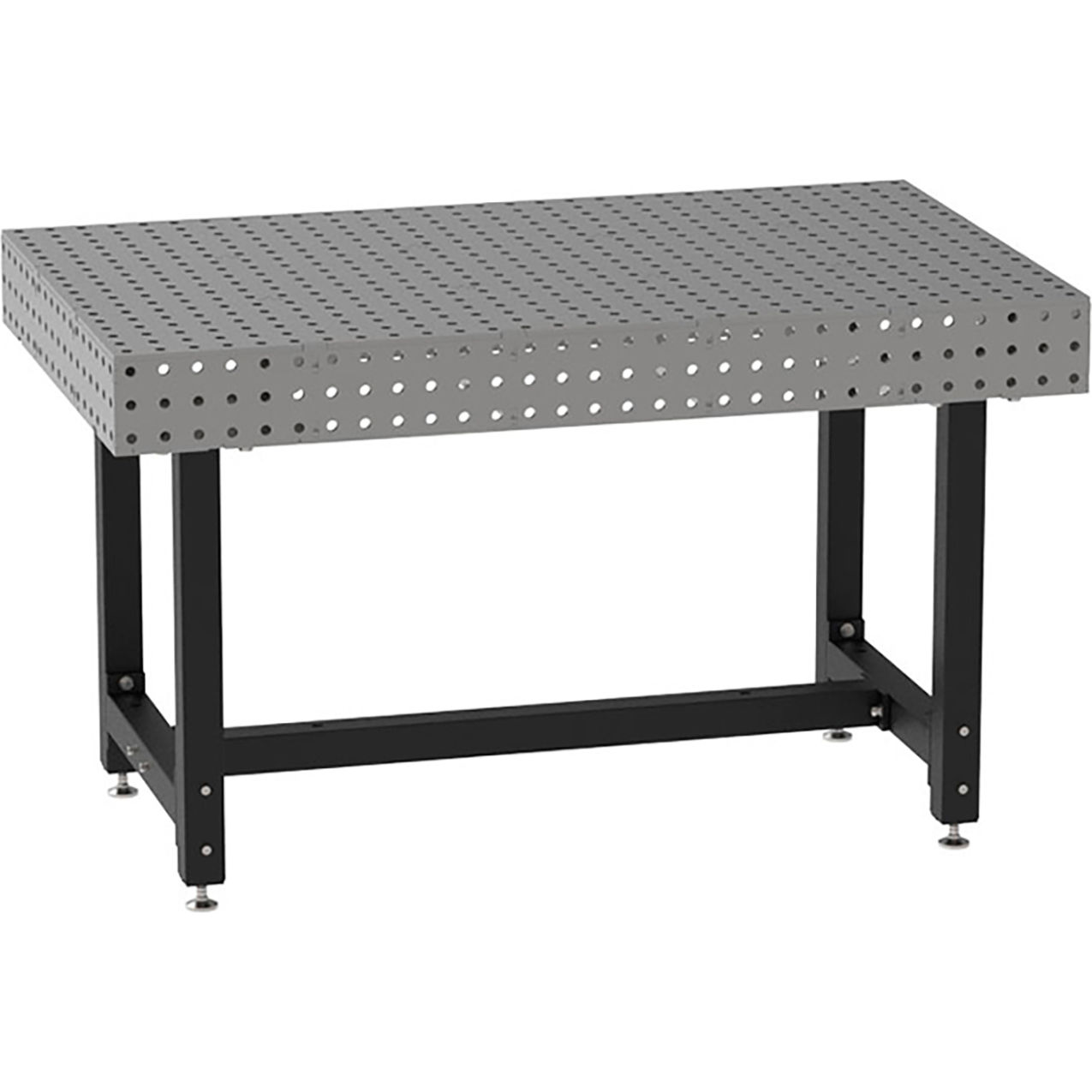 Welding Table, Stationary, 60"W x 36"D x 36"H, Silver