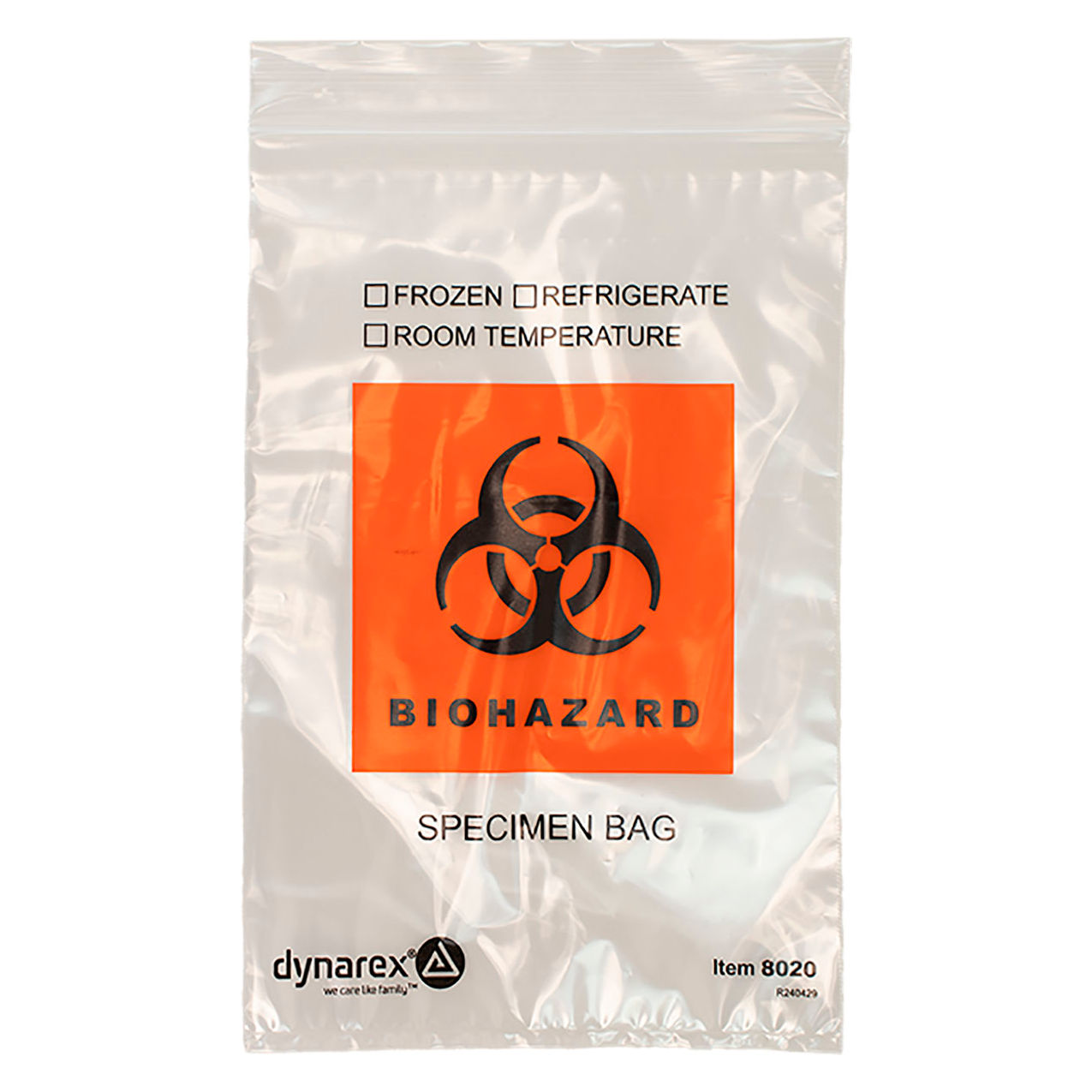 LabChoice Specimen Bags, 6"W x 9"L, 1.8 Mil Thick