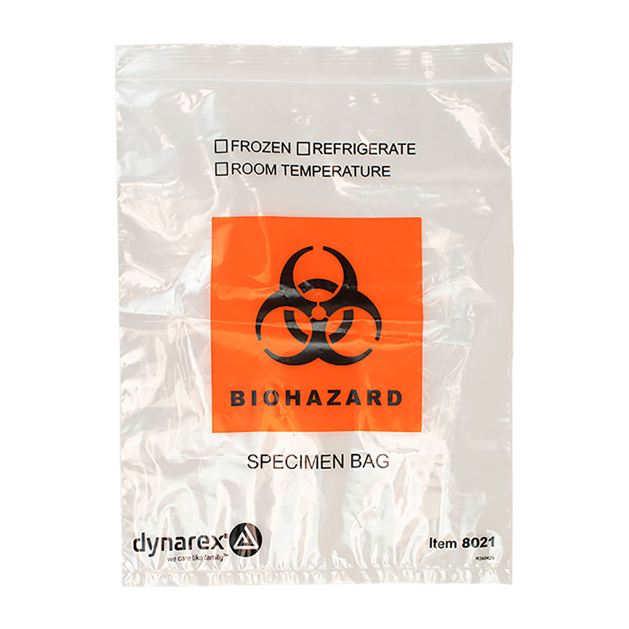 LabChoice Specimen Bags, 8"W x 10"L, 1.8 Mil Thick